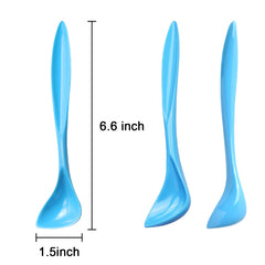 3-Pack Pet Food Can Spoons for Dog Cat Canned Food, Long Handle Special Curved Design for Cans